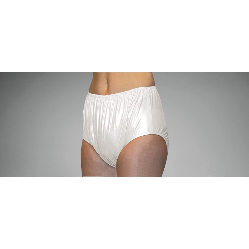 Suprima PVC Incontinence Briefs in White 56