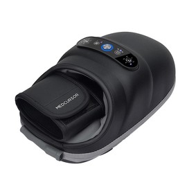 Medcursor Cordless Hand Massager, Hand Massager with Heat, Hand Warmer with Acupressure Beads, 6 Massage Modes, 2 Heat Levels, 3 Timers - Color: Black with Gray