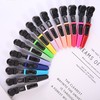HH&LL 30pcs Alligator Styling Sectioning Hair Clips (15 Colors)
