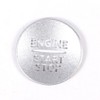 Stainless Steel Silver Engine Start Stop Button Switch Ring Trim,ForFor-d