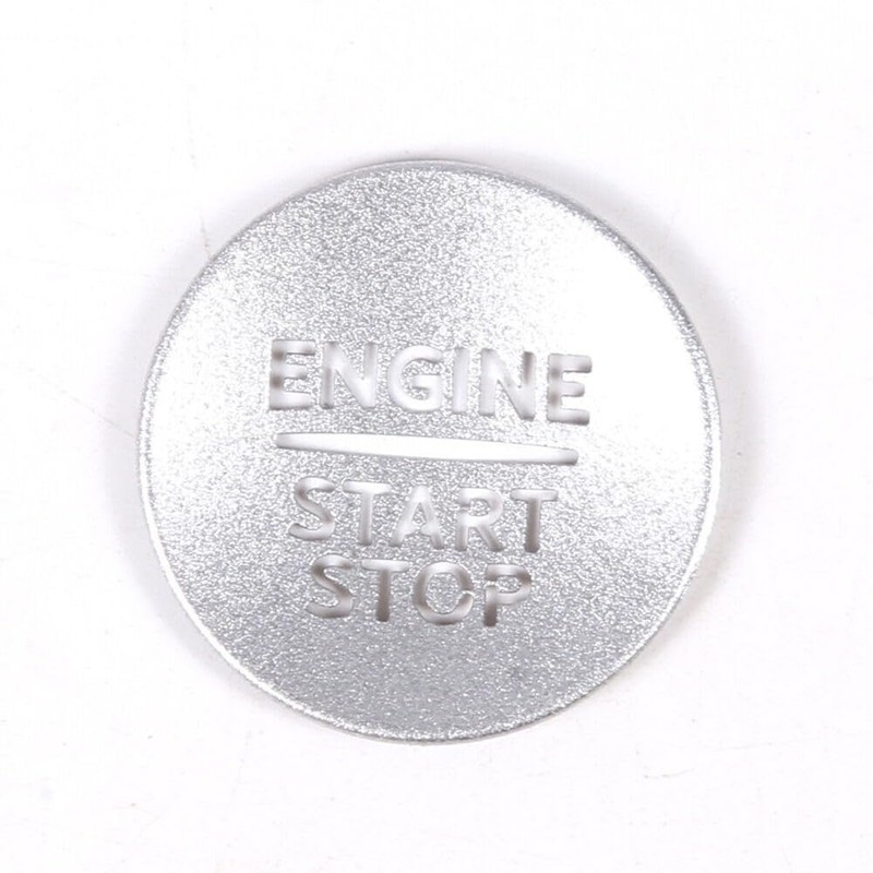 Stainless Steel Silver Engine Start Stop Button Switch Ring Trim,ForFor-d