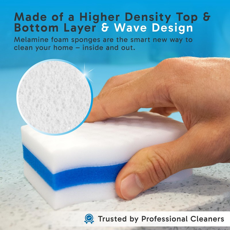 (25 Pack) Extra Durable Eraser Sponge - Extra Thick, Long