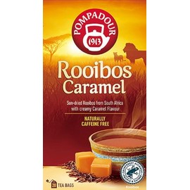 Japan Green Tea Center Pompadour Rooibos Tea Caramel, 20 Bags x 2 Packs