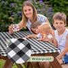 Nimalpal Picnic Table Cover with Bench Covers and Bag, Camping