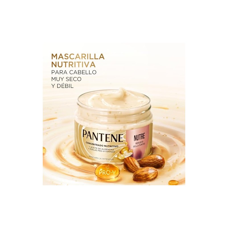 Pantene Mascarilla para cabello Nutre y Sella Puntas 300 ml