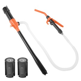 SCUARI Fuel Transfer Pump,Gas Siphon,Portable Power Battery Pumps,2.4 GPM Electric Battery Powered Water Pumps with Adjustable Flow Control,Used for Transporting Gases,Light Oils,Kerosene,Diesel