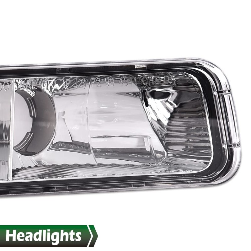 LQI LED DRL Headlights Assembly Compatible with Gmc Sierra 1500