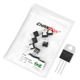 Chanzon BTB16-800 TO-220AB Triac Thyristor Transistor, Bidirectional Silicon-Controlled Rectifier (Pack of 10pcs)