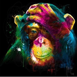 Tabeskly 5d Diamond Painting Kits for Adults UK Colorful Animal Orangutan Jewel Bead Gem Crystal Dimond Picture Art Kit Adults Full Drill Kids Crafts Gift