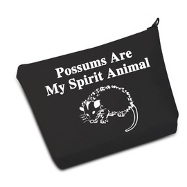 JXGZSO Funny Possum Gift Opossum Lover Gift Possums Are My Spirit Animal Makeup Bag Opossum Mom Gift (Possums Spirit Animal)