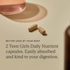Wild Nutrition Teen Vitamins Girls, Vitamins for Teenagers, Natural &