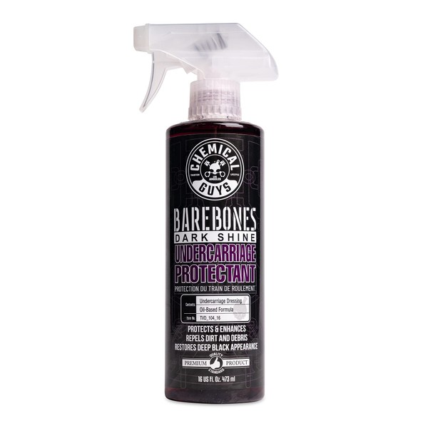 Chemical Guys TVD_104_16 Bare Bones Premium Dark Shine Spray for Undercarriage, Tires and Trim, Safe for Cars, Trucks, Motorcycles, RVs & More, 16 fl oz