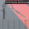Priostahl 639 _ 2 Eye Bolt Screw Ring Nut Stainless
