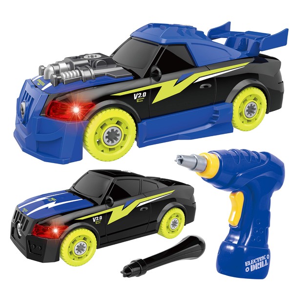 Remoking DIY Racing Car Set for Children, Toy Assembly Set,