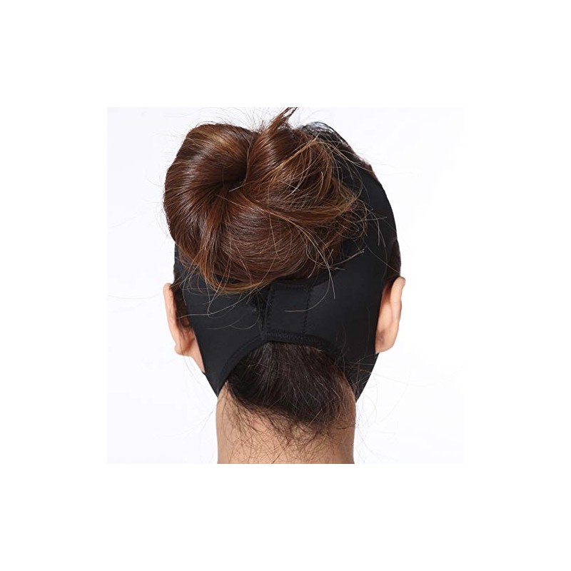 Post Surgery Neck and Chin Compression Garment Wrap Bandage, Face