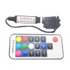 Vrabocry DC12V RGB Controller Mini RF17 Button Remote Control Wireless
