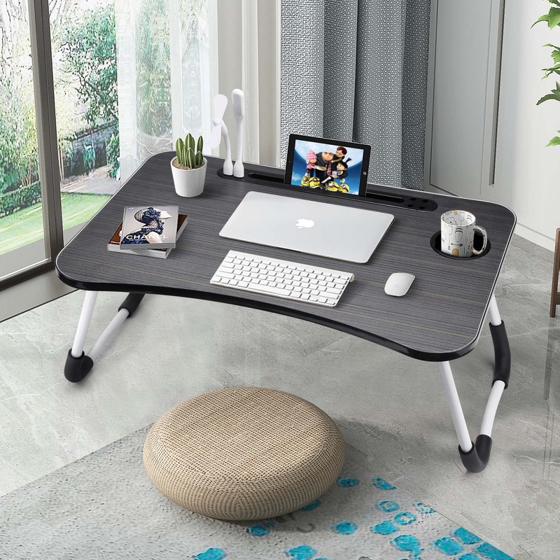 Slendor Laptop Desk Foldable Bed Table Folding Breakfast Tray Portable