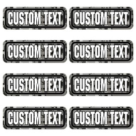 Custom Ammo Digital Camo Stickers 8 Pack