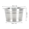 Stainless Steel Coffee Capsule Eco Friendly with Spoon Brush Reusable