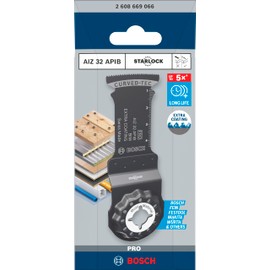 Bosch 1 x Pro Multi Material AIZ 32 APIB Blade for Multifunctional Tools (for Wood with Nails, Sandwich Metal, Width 32 mm, Professional Accessories Multifunctional Tool)