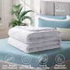 MEELUS Lightweight Comforter Cooling White, Soft Breathable Queen Size Warm