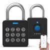 Anweller Fingerprint Lock Padlock Fingerprint with App, Lock with Fingerprint