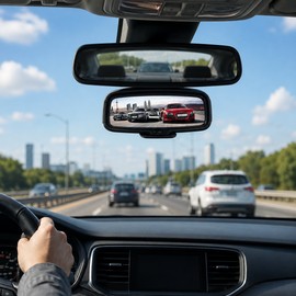 360° Adjustable Blind Spot Mirror for Cars – Wide-Angle Convex Rearview Mirror for Easier Lane Changes & Parking