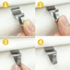 Yingruier Vinyl Siding Hooks Hanger, 10 Pack Heavy Duty Siding