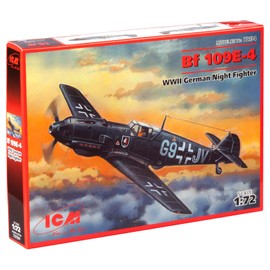 ICM ICM72134 1:72-Messerschmitt Bf 109E-4, WWII Night Fighter