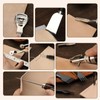 BUTUZE Leather Kit, Leather Tooling Kit, Practical Leather Working Tools