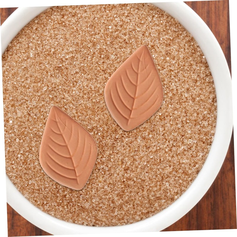 BIUDECO 4pcs Leaf Shaped Sugar Savers Reusable Brown Sugar Softener