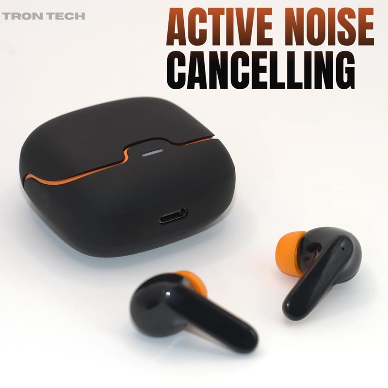 TRON TECH Bluetooth Earbuds with Active Noise Cancelling, Bluetooth 5.4,