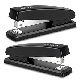 Stapler - 2 Pack Staplers for Desk - Black Stapler Heavy Duty, 25 Sheet Capacity Office Stapler
