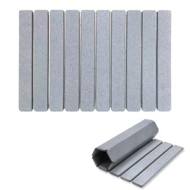 BeeChip Stone Bath Mat for Water Absorption, Foldable Diatomite Stone Mat, Non-Slip & Quick-Drying White Square Bath Mat with Modern Minimalist Style, Easy to Clean, for Bathroom/Kitchen/Hallway