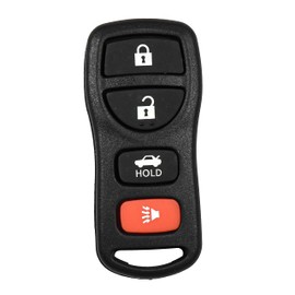 HQRP Transmitter and Two Batteries Compatible with Infiniti QX56 2004 2005 2006 2007 06 07 04 05 Key-Fob Remote Shell Case Cover Smart Key Keyless FOB