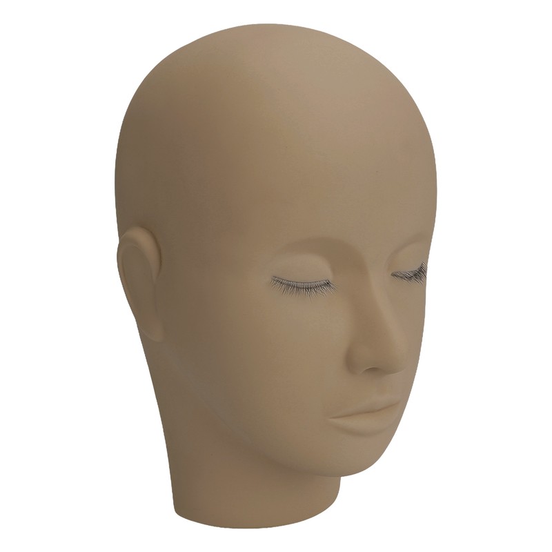 Eyelash Extension Mannequin Head 3 Layer Lashes Makeup Beauty Silicone