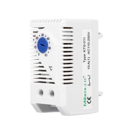 0-60℃ Adjustable Mechanical Thermostat Compact Electric Mechanical Thermostat Temperature Controller Switch(KTS011)
