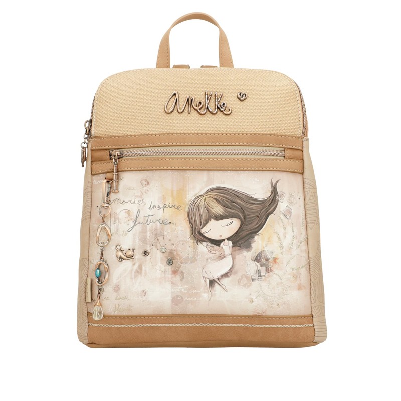 Anekke Backpack with 3 Compartments, Optimal Capacity and Independent Pockets,