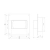 Diameter 100 mm - 110 mm x 55 mm Transition