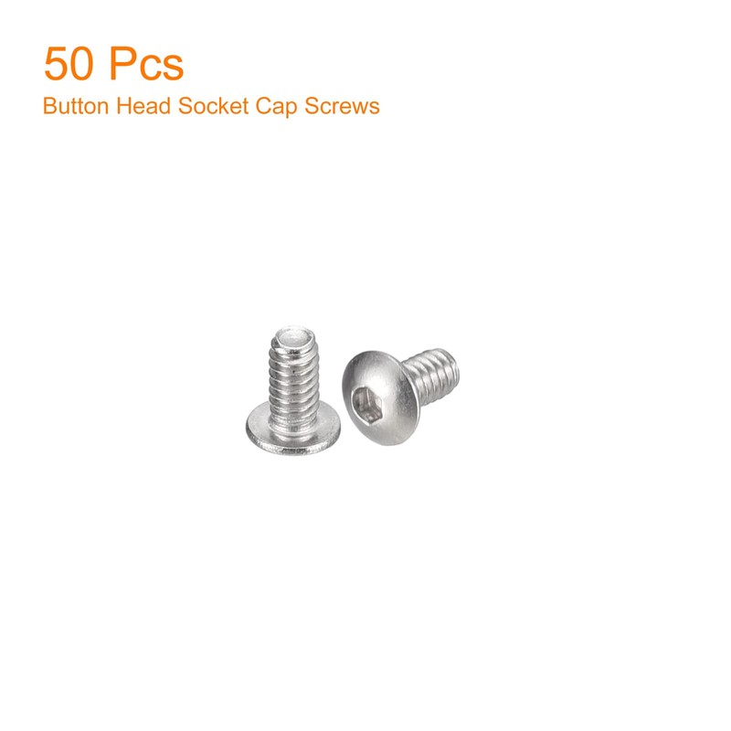 QUARKZMAN #2-56x3/16" Switch Head Socket Cap Screws 50pcs 304 Stainless
