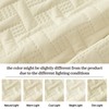 JYHOPE Ultrasonic Reversible Quilt Set with 1 Quilt and 2