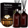 hetras Premium Reed Diffuser Set 16.9 fl.oz. 2 Pack |