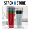 VELOMIX -6 PACK- 28 oz Protein Shaker Bottle for Protein