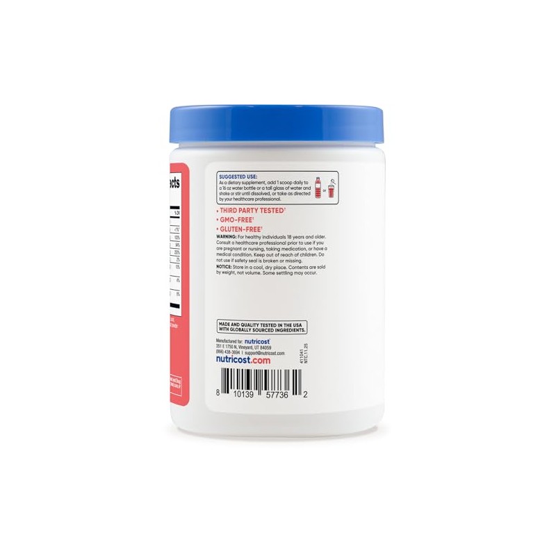 Nutricost Electrolytes Complex Powder - Sugar-Free Advanced Hydration Blend with