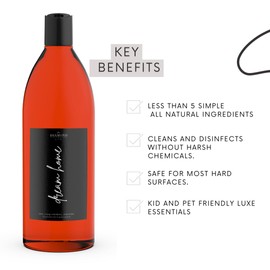 The Diamond Life Home 'DREAM HOME' Scented Grapefruit & Lemon Natural Mop Soap Solution - Plant Powered Ingredients - Safe & Effective Floor Cleaner/Wet Dry Vacuum Multipurpose Concentrate/ 32oz