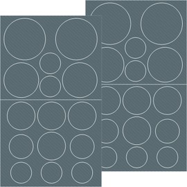 Pndeyo 30pcs Puffer Down Jacket Patches, Self-Adhesive Nylon Puffer Jacket Repair Patch, Round Waterproof Stick on Tape for Coat Clothing Tent Sleeping Bags Ski Pants Holes Repairing- Grey