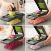 AndMash Vegetable Chopper and Slicer Set, 14-in-1 Multifunctional Food Dicer