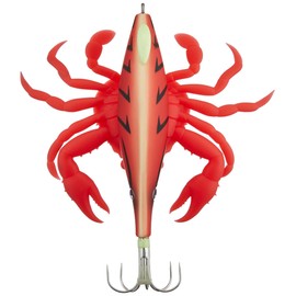 Major Craft Octopus Lure Plushy Octopus Club 1 Red Shrimp (Glow in the Dark) Keimura Red Octopus Worm (2022 Model)