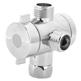 shower Diverter engineering grade Abs Multifunction g1/2 3way bath shower Diverter Valve with shower Head Holder bathroom Accessory(Type 2)