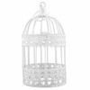 Decorative Metal Bird Cage White 26 x 1/2-Inch P 011